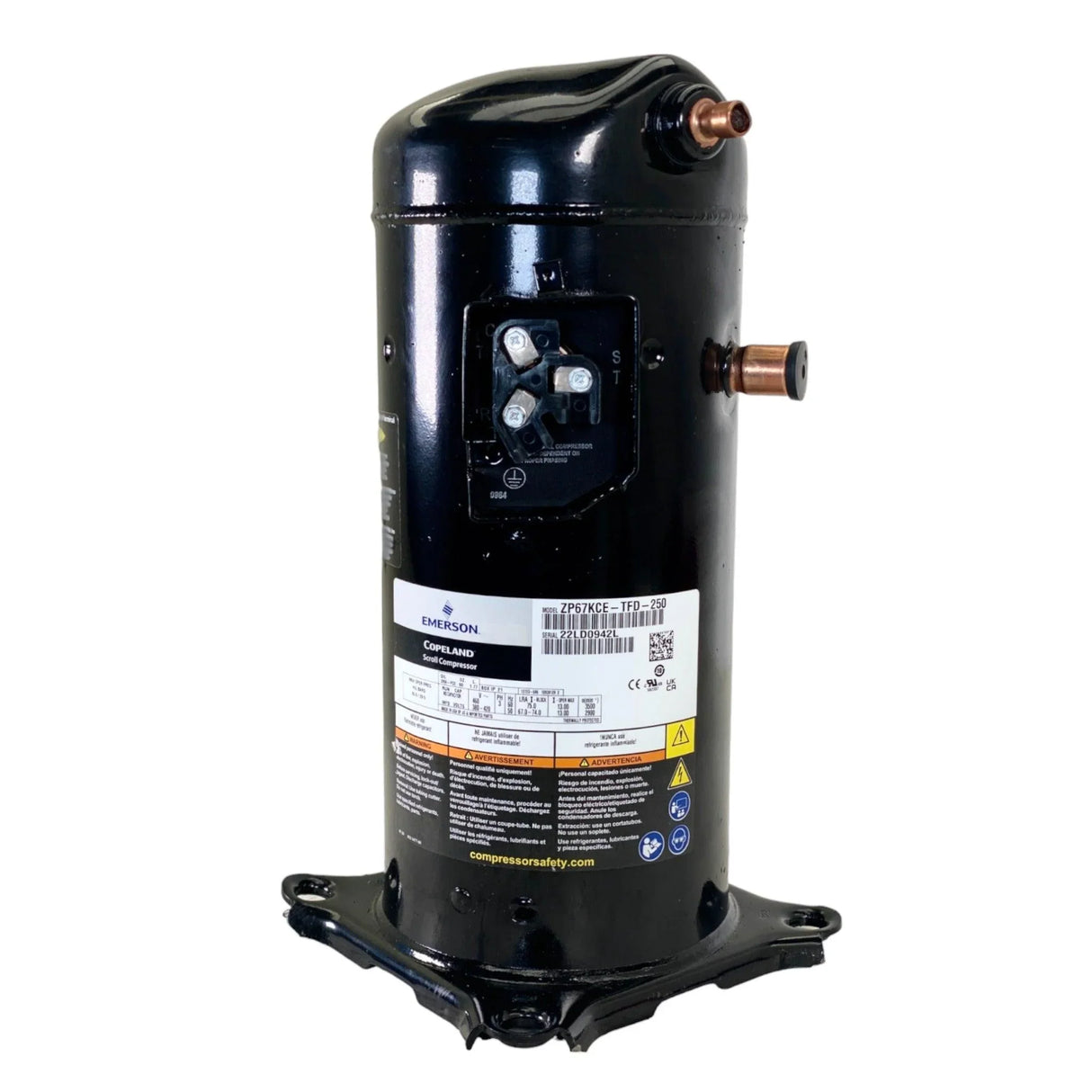 ZP67KCE-TFD-250 Copeland Scroll Compressor 380-420V 50Hz - Truck To Trailer