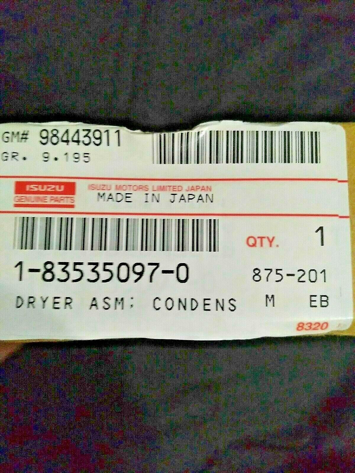 1-83535097-0 Oem Isuzu Dryer Condensor 98443911 1835350970 For Isuzu - Truck To Trailer