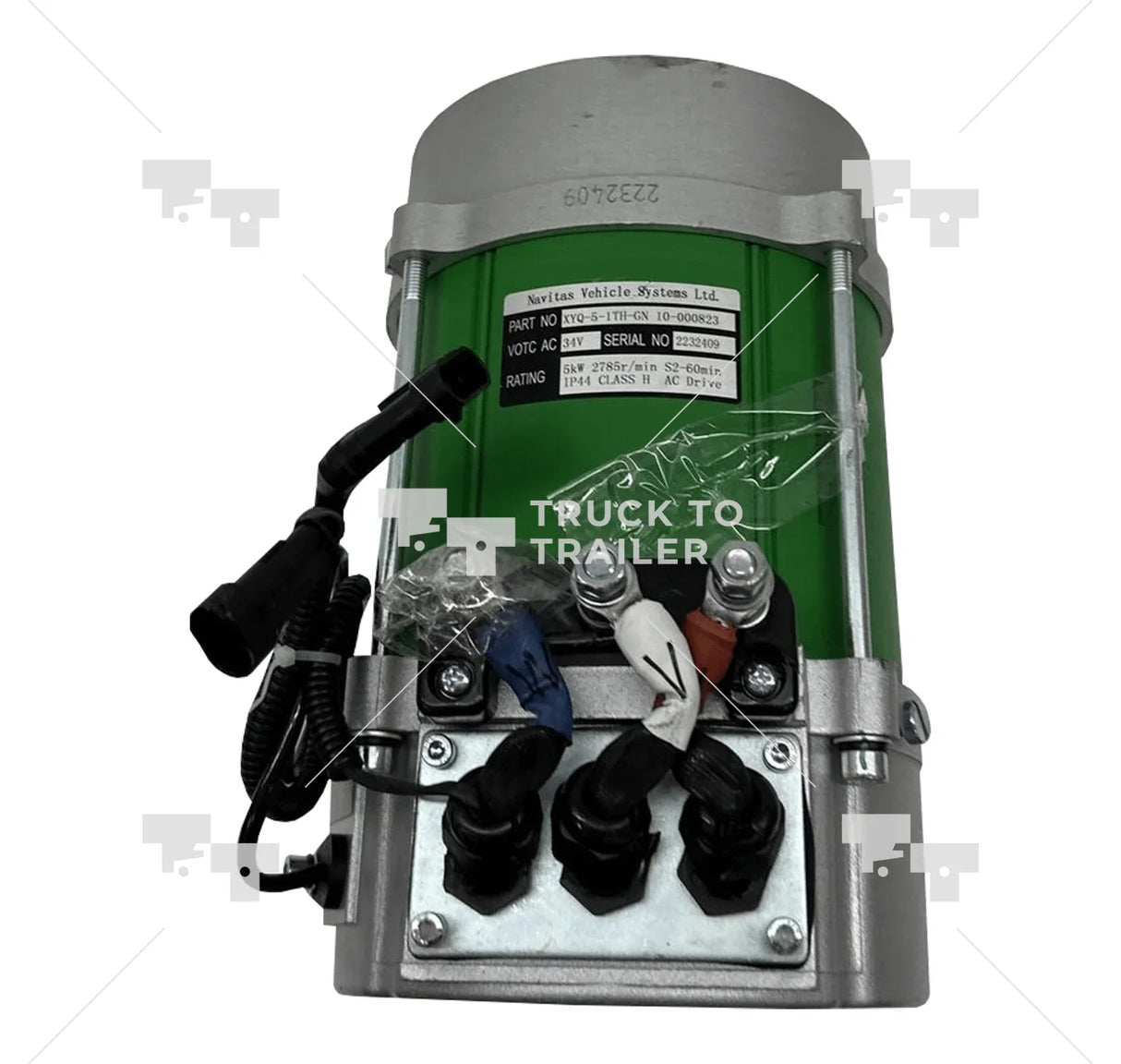 10-000823 Genuine Navitas High Performance Ac Golf Car Motor Mac823 - Truck To Trailer