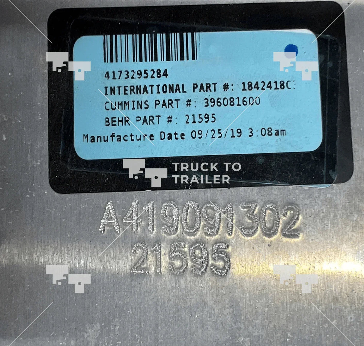 1841995C91 Genuine International Transmission Oil Cooler - Truck To Trailer