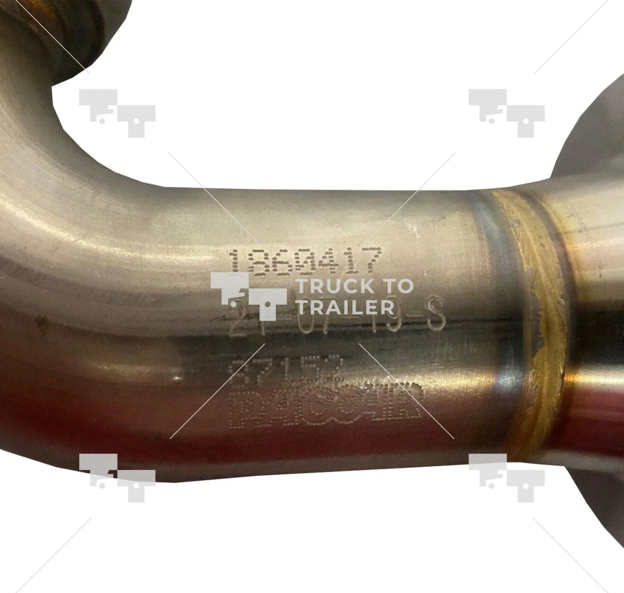 1860417Pe Genuine Paccar Pipe - Flexible Egr Valve To Cooler - Truck To Trailer