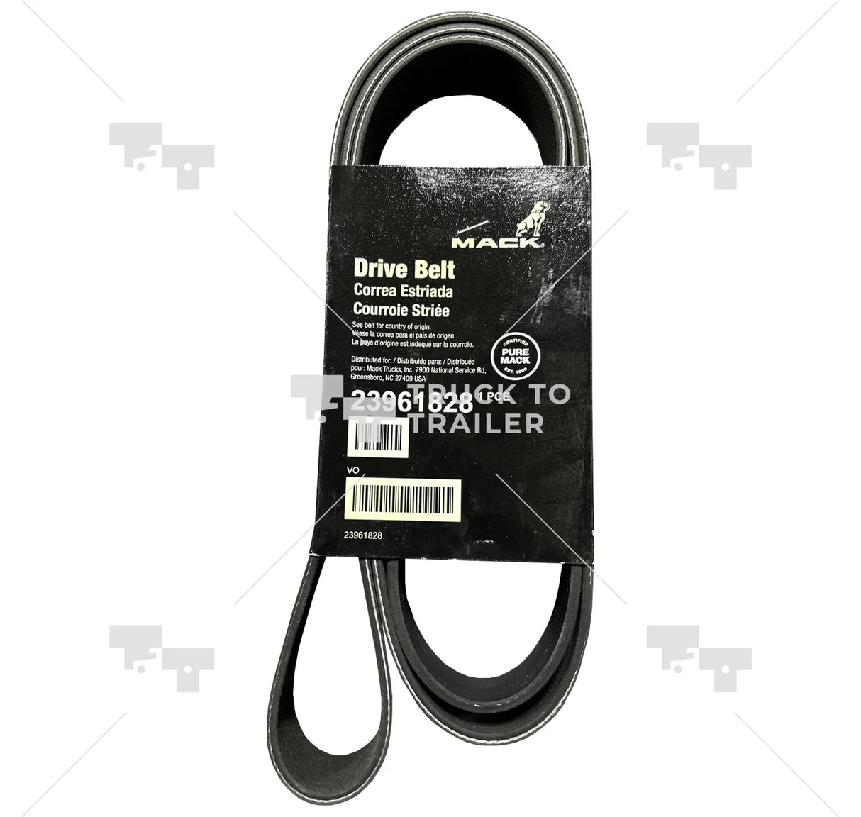 23961828 Genuine Mack Drive Belt - Truck To Trailer