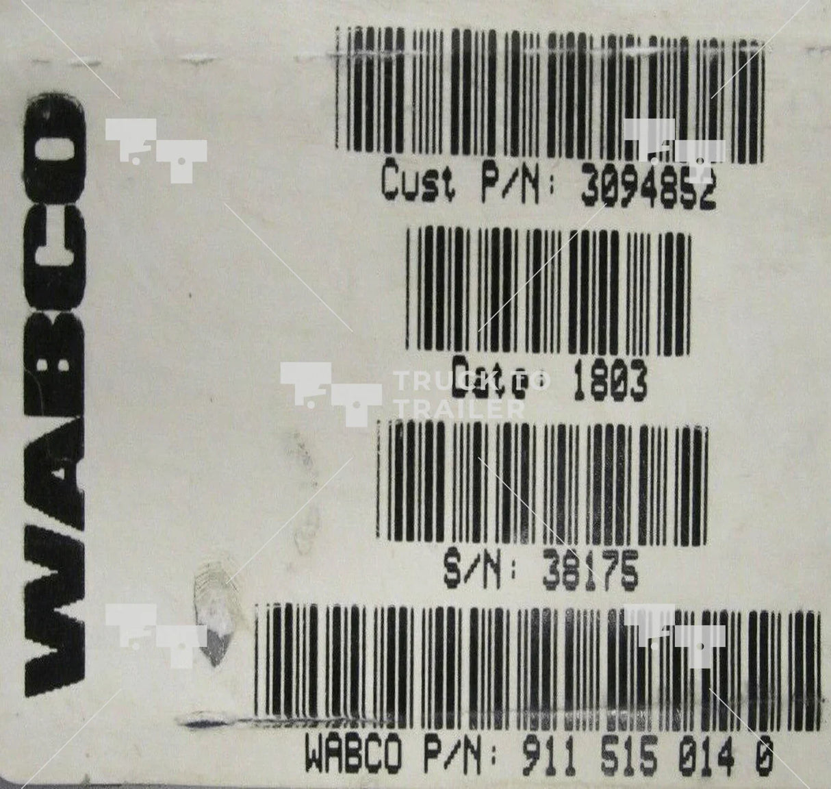 3094852 4371592 Genuine Cummins 2 Cylinder Air Compressor - Truck To Trailer
