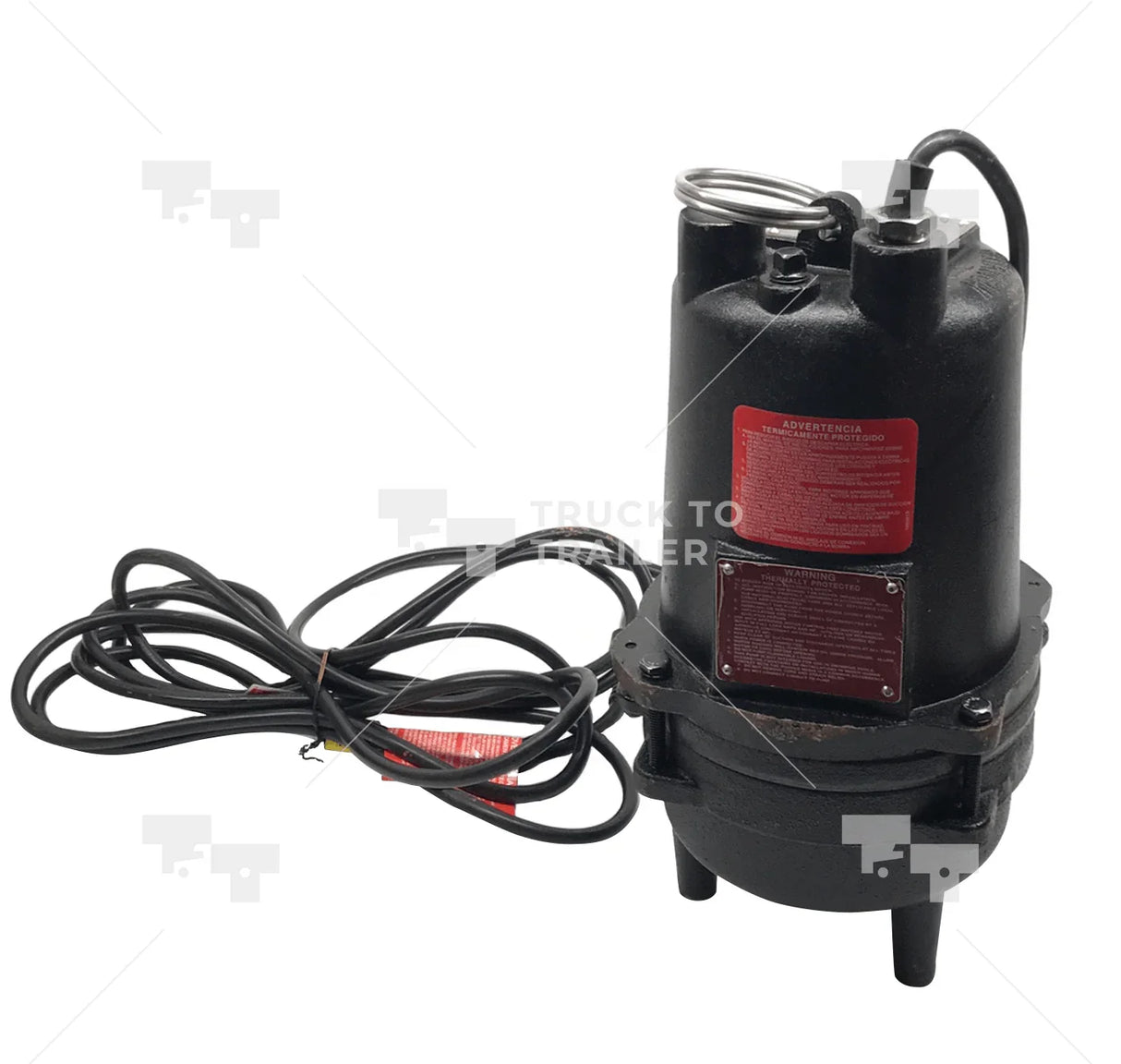 3Bb88 Dayton Automatic Submersible Sewage Pump 1/2 Hp 12 Amps 1 Phase - Truck To Trailer