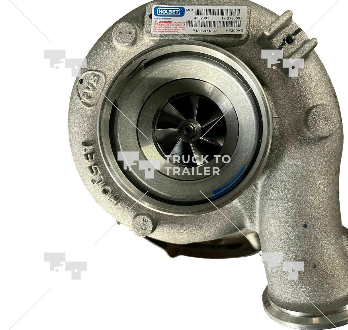 4352381RX Genuine Cummins Turbocharger He300Vg For Qsb - Truck To Trailer