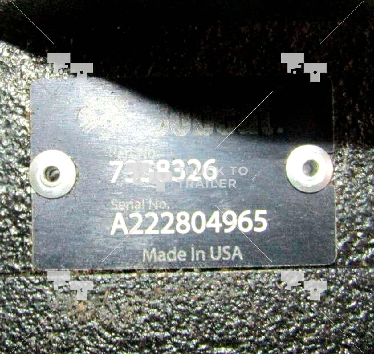 7358326 Genuine Bobcat High Flow Pump - Truck To Trailer