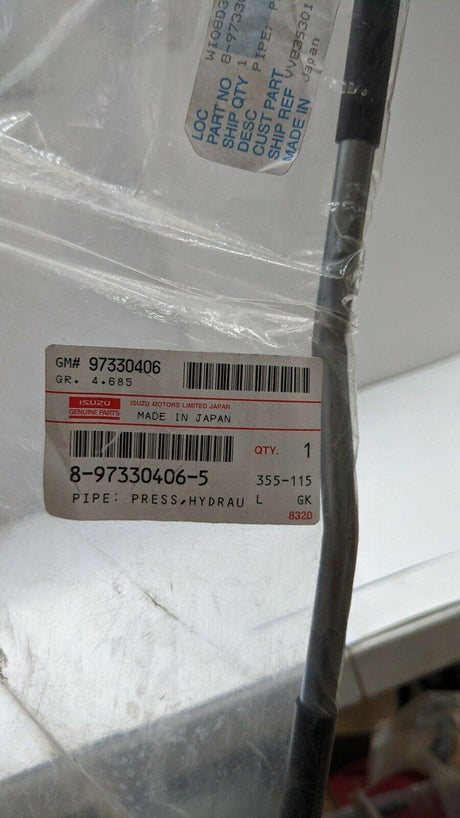 8-97330406-5 Genuine Isuzu Pipe Press Hydrau For Isuzu - Truck To Trailer