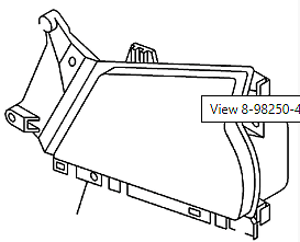 8-98250-490-0 Genuine Isuzu Headlight Housing - Truck To Trailer