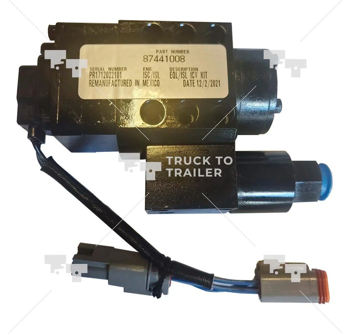 87441008 Genuine New Holland Caps Equalizer Icv Kit - Truck To Trailer