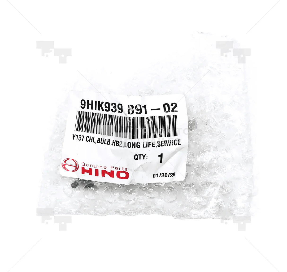 891-02 Oem Hino Head Lamp Bulb - Truck To Trailer