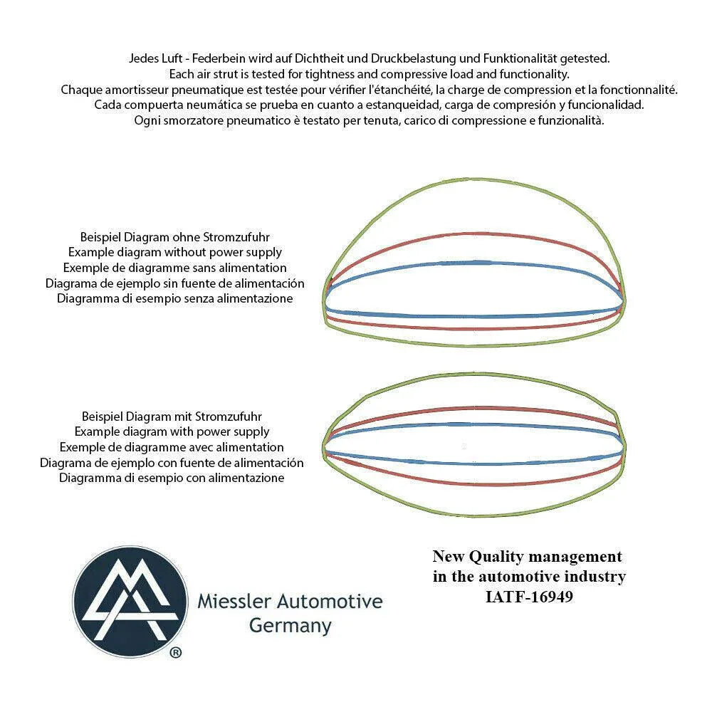 95835803900 Genuine Porsche Front Left Suspenstion Air Spring Bag Strut Fbnl-002S-6633 - Truck To Trailer
