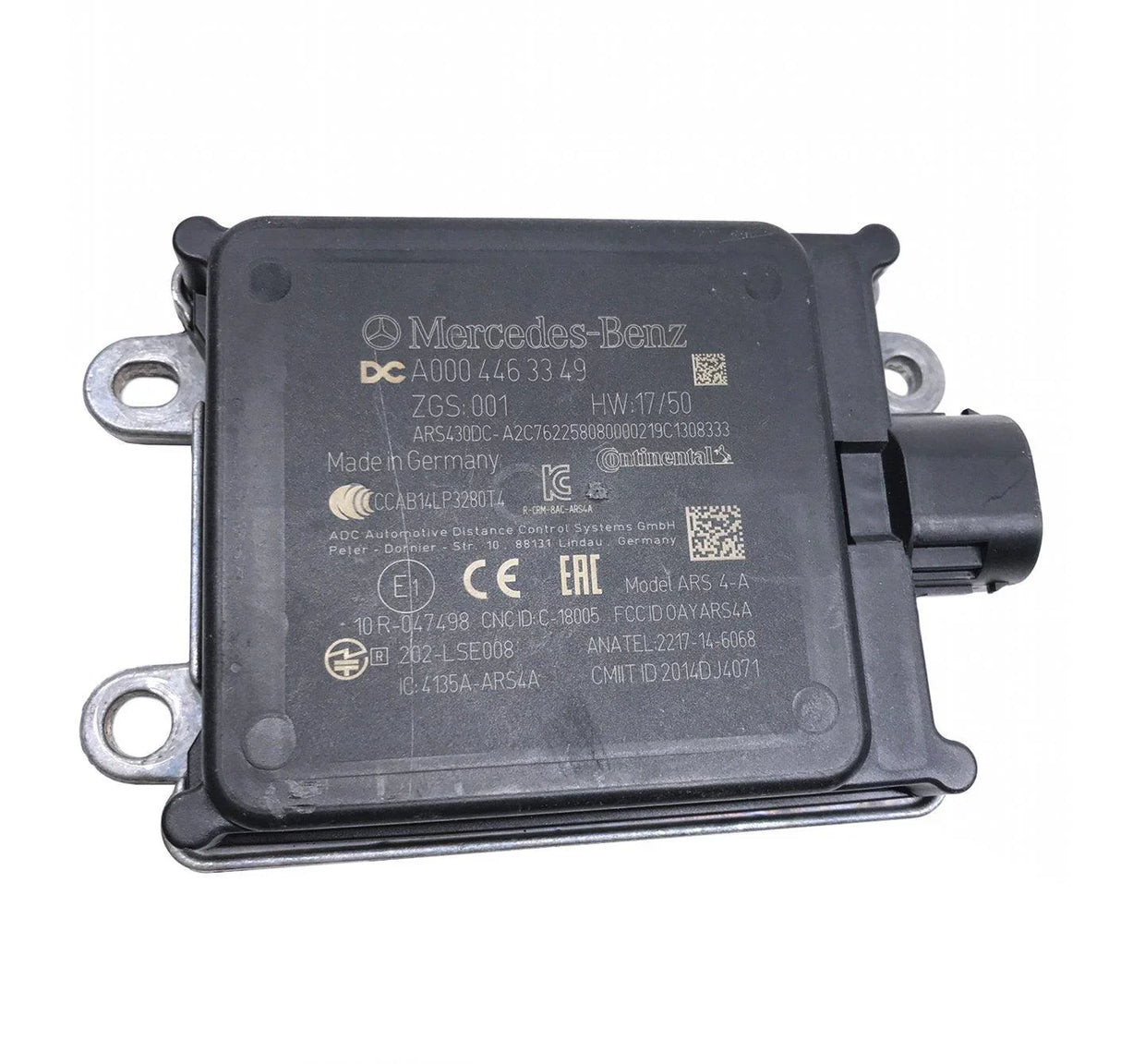 A000 446 33 49 Mercedes-Benz Front End Radar 2 HighP-6 Ped Freightliner - Truck To Trailer