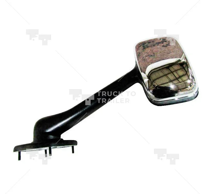 A2266565003 Genuine Freightliner Cascadia Right Side Chrome Hood Mount Mirror - Truck To Trailer