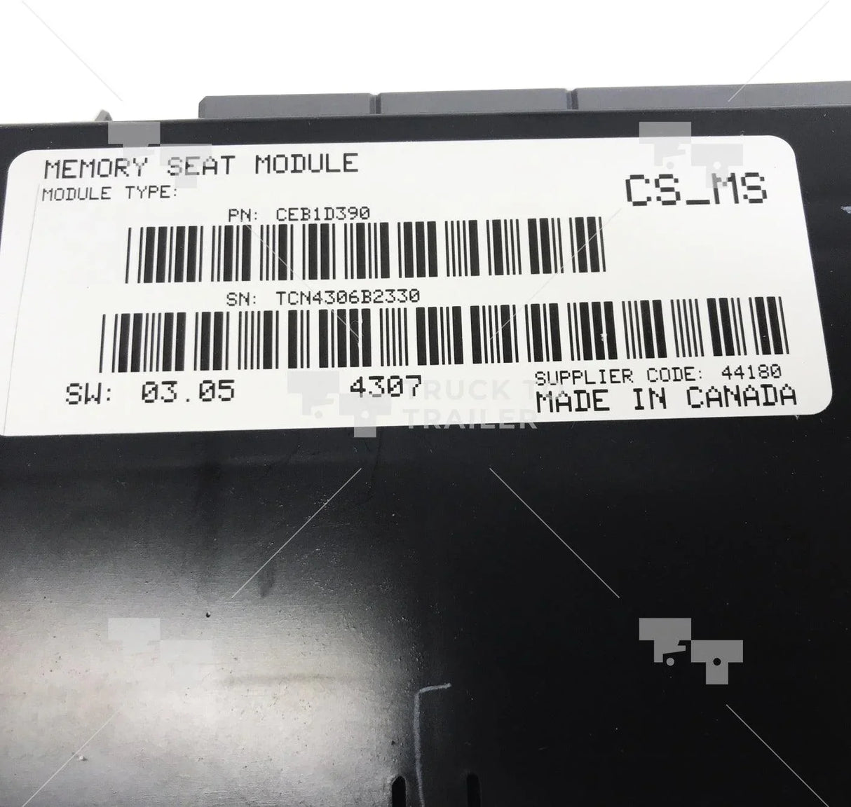 Ceb1D391 Oem Mopar Module Power Seat Memory - Truck To Trailer