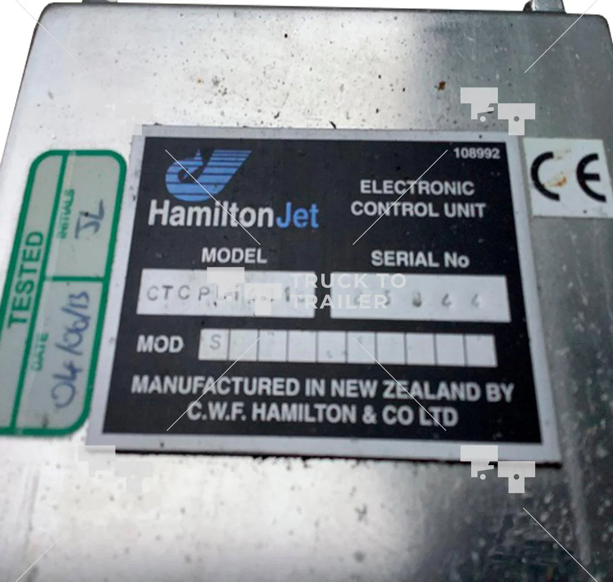 Ctcpl14012 Genuine Hamilton Jet Cpm Control Panel Module - Truck To Trailer
