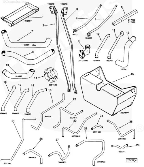 Cummins 138349 Fan Guard - Truck To Trailer