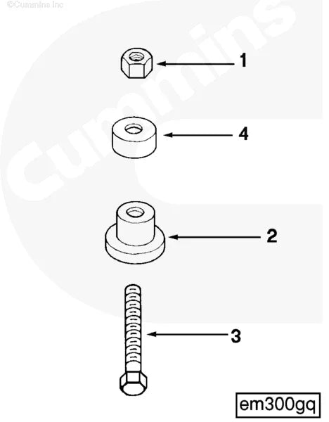 Cummins 140411 Mounting Spacer - Truck To Trailer