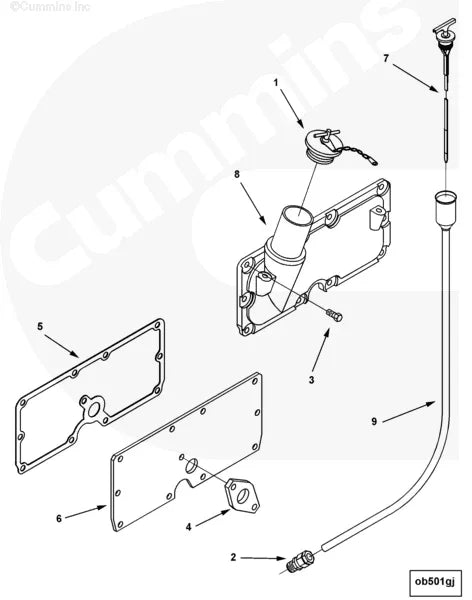 Cummins 146299 Male Connector - Truck To Trailer