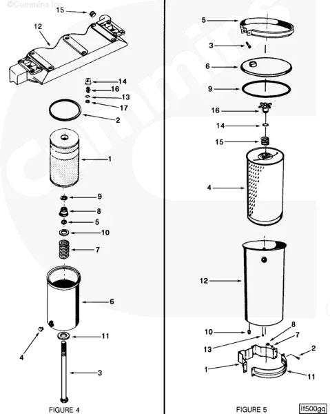 Cummins 158139 Lubricating Oil Filter Element - Truck To Trailer
