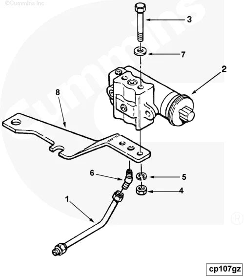 Cummins 173811 Governor Bracket - Truck To Trailer
