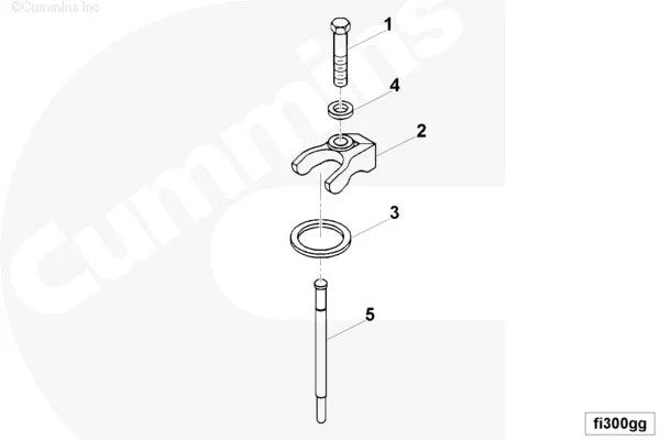 Cummins 180098 Injector Clamp - Truck To Trailer