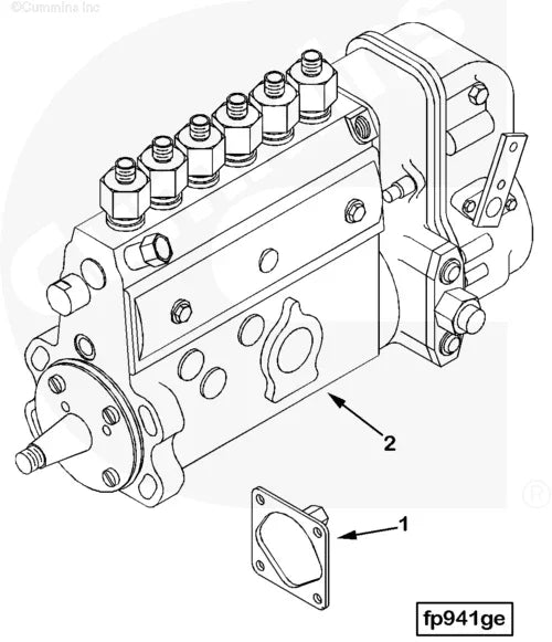 Cummins 3921116 Fuel Injection Pump Truck To Trailer
