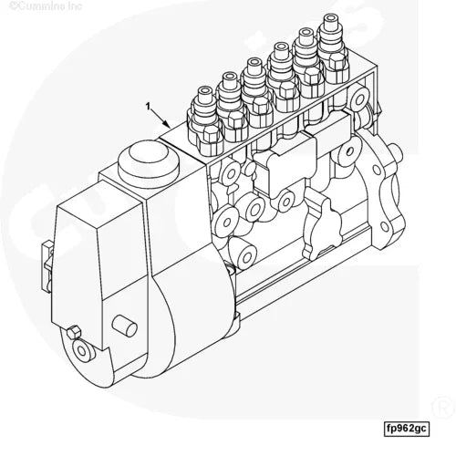 Cummins 4930968 Fuel Injection Pump Truck To Trailer