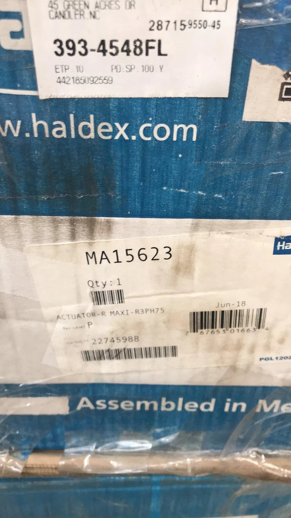 Ma15623 Genuine Haldex Maxibrake Spring Brake Chamber Air Push Type R Series - Truck To Trailer