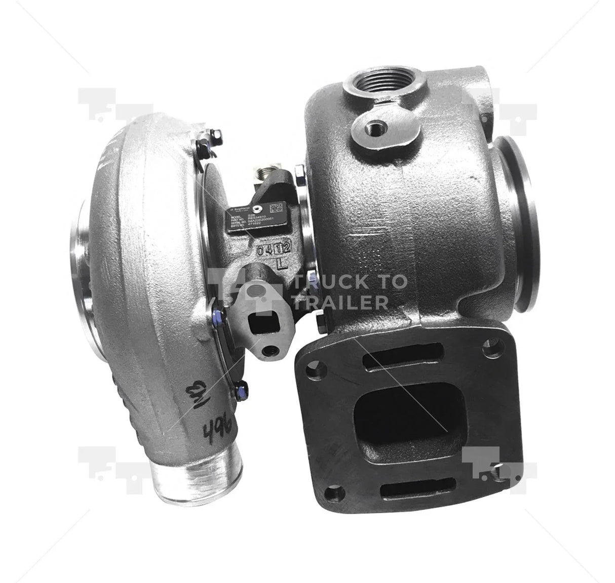 Re534910 Genuine John Deere Turbocharger For Jonh Deere 6081 8.1L Boat - Truck To Trailer