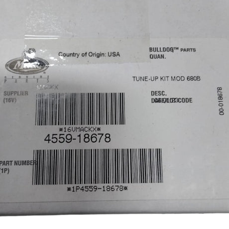 4559-18678 Genuine Volvo Tune-Up Kit Model 680B - Truck To Trailer