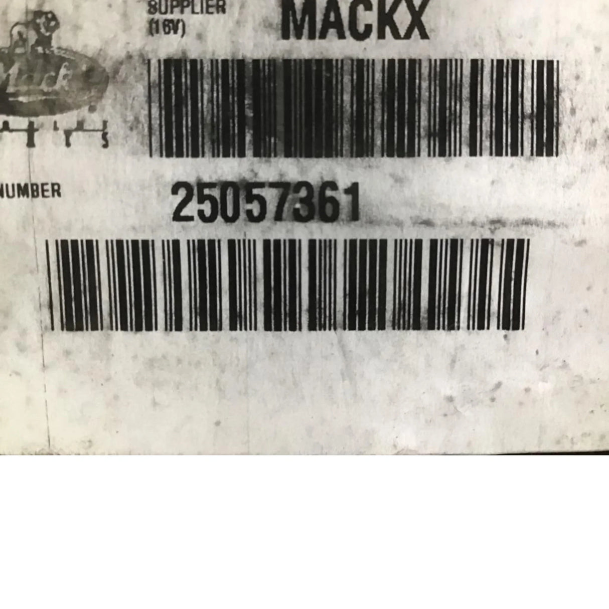 25057361 Genuine Mack Lever - Truck To Trailer