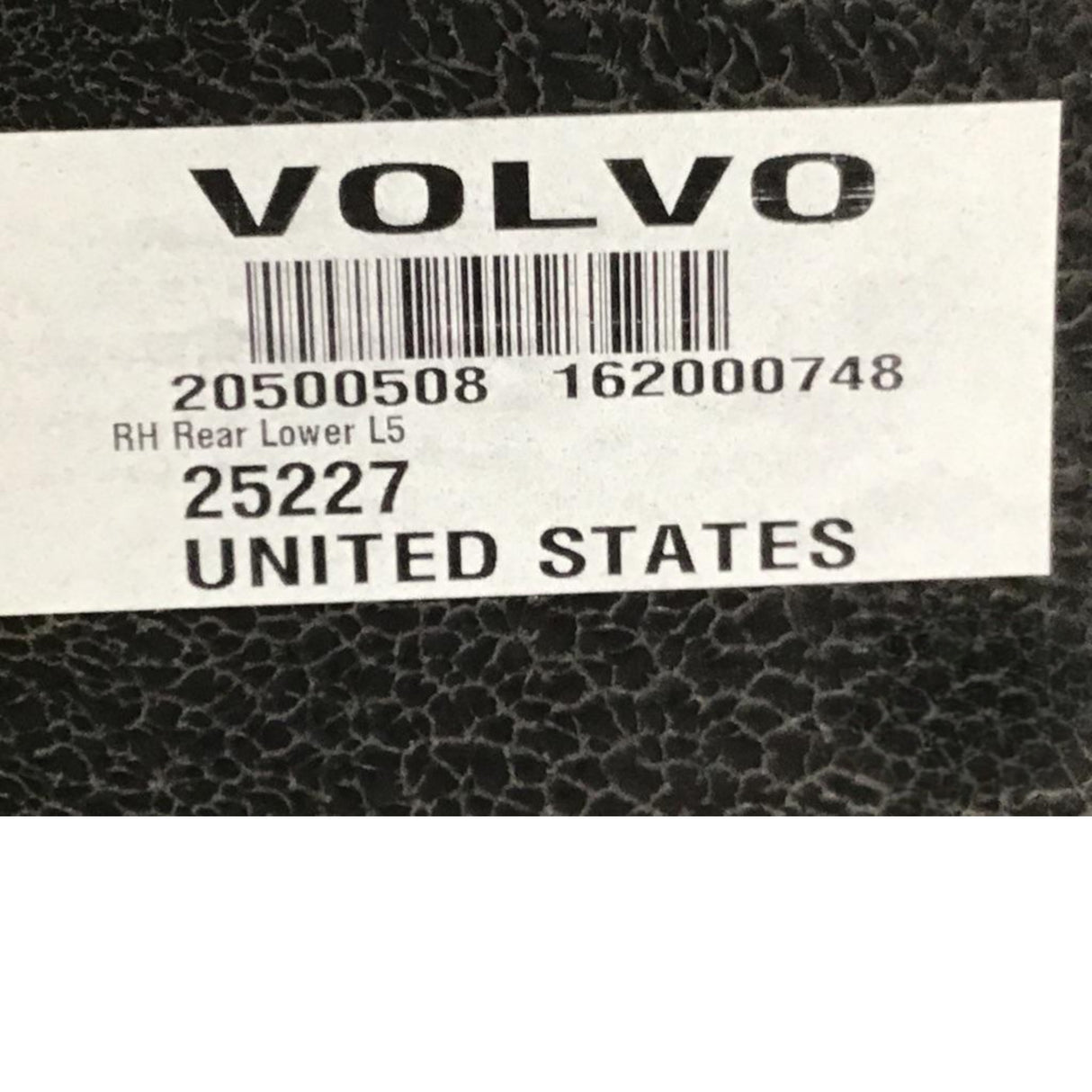 20500508 Genuine Volvo Chassis Fairing