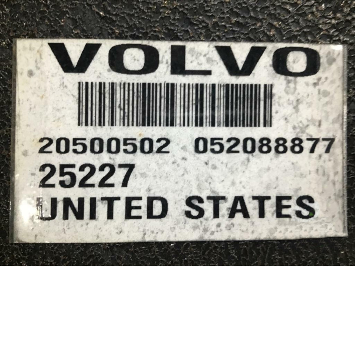 20500502 Genuine Volvo Chassis Fairing