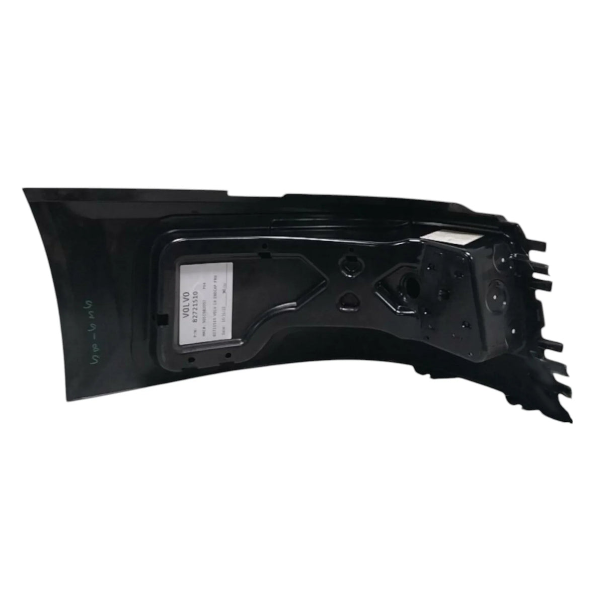 82721510 Genuine Mack Front Bumper Left Side Extension Black - Truck To Trailer