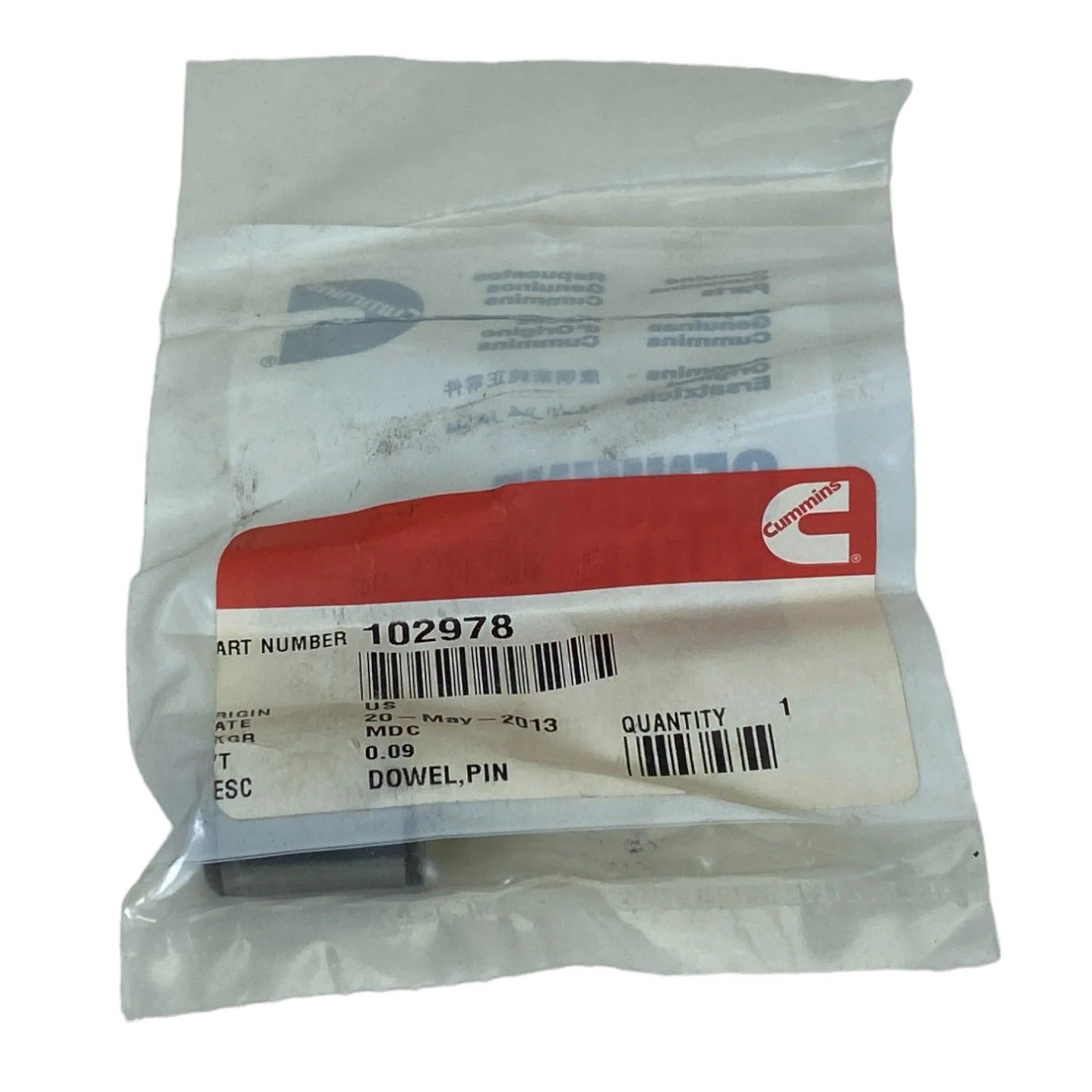 pin Shear Pin Kit, .25 x 1.5