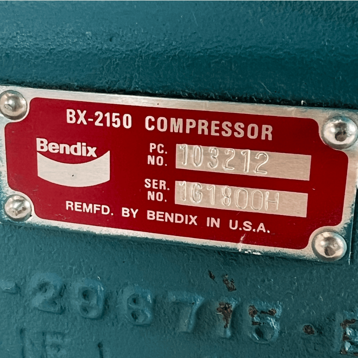 BX103212X Genuine Bendix Air Compressor BX-2150.