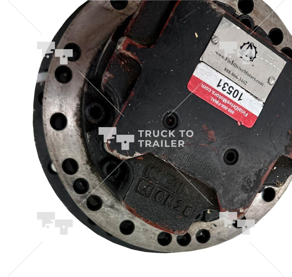 NB-0B-0320 Genuine Kubota® Hydraulic Final Drive Motor.