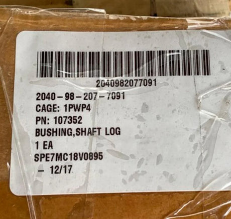 107352 Genuine Hamilton Bushing Shaft Log - Truck To Trailer