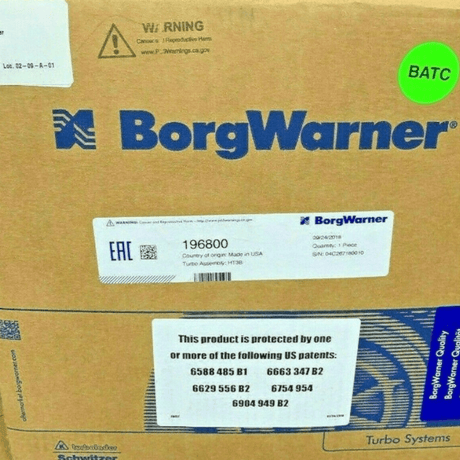 196800 Oem Borg Warner Cummins Holset Turbocharger Ht3B Nta855 - Truck To Trailer