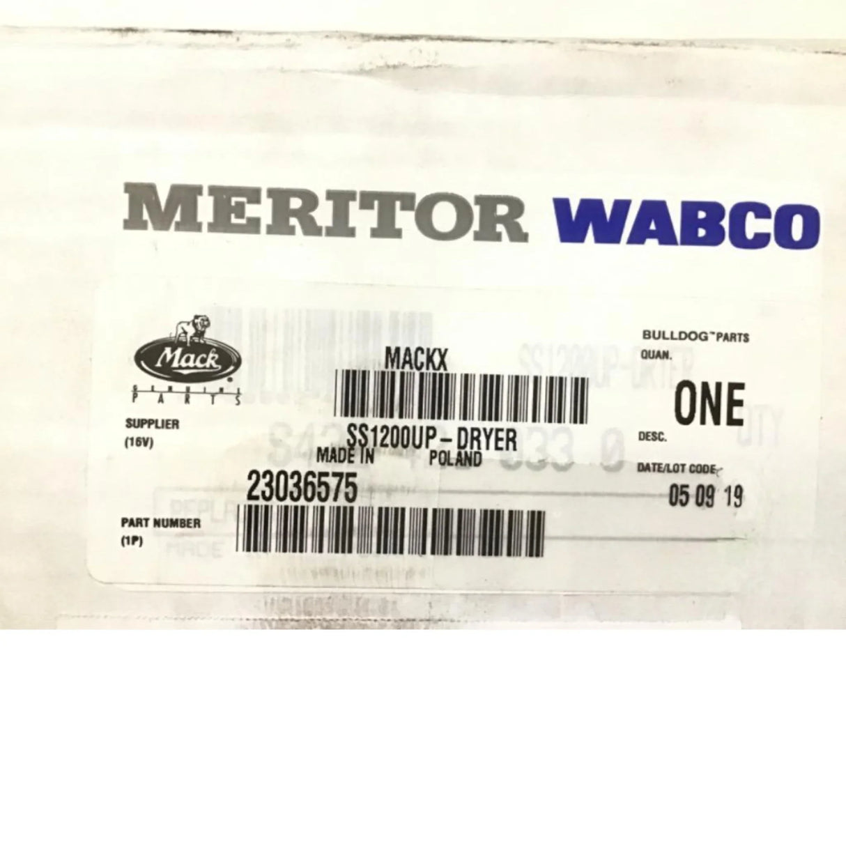 23036575 Genuine Volvo Air Dryer - Truck To Trailer