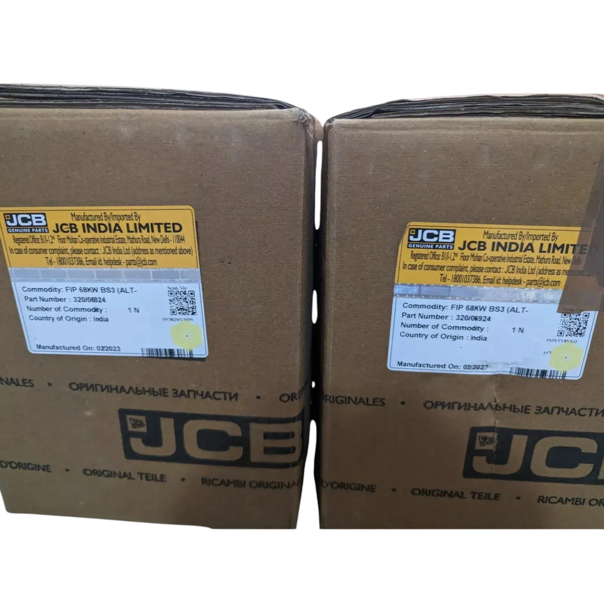 320/06924 JCB Pump Injection 68KW 12V - Truck To Trailer
