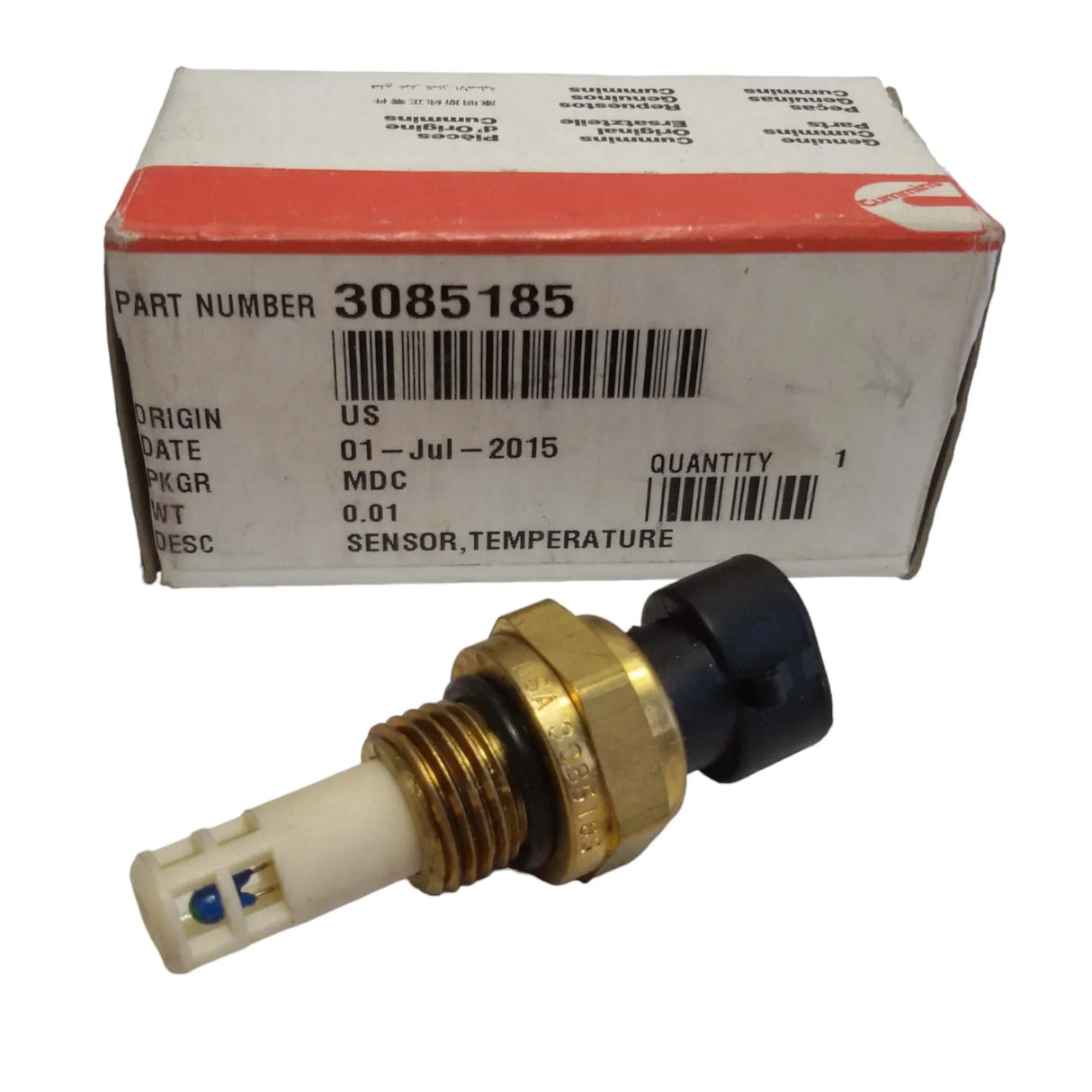3085185-NX Genuine Cummins Temperature Sensor - Truck To Trailer