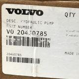 20480785 Genuine Volvo Hydraulic Pump - Truck To Trailer