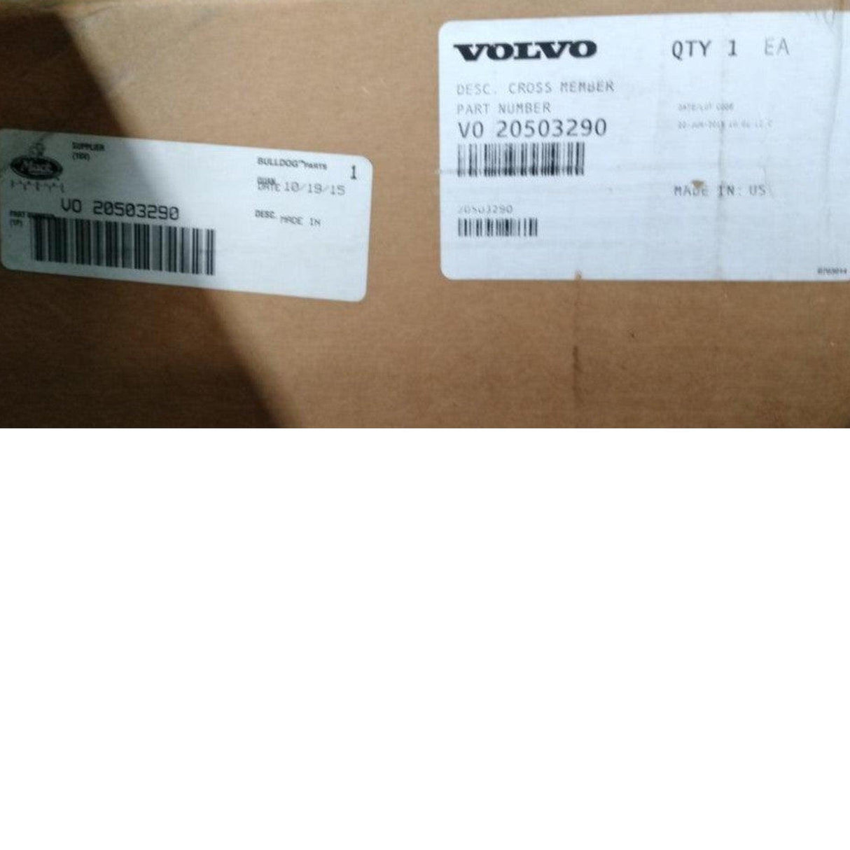 20503290 Genuine Volvo Cross Member - Truck To Trailer