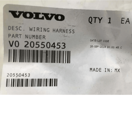 20550453 Genuine Volvo Wiring Harness - Truck To Trailer