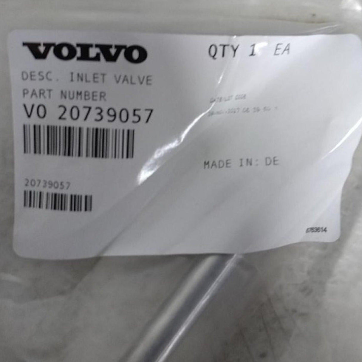 20739057 Genuine Volvo Inlet Valve - Truck To Trailer