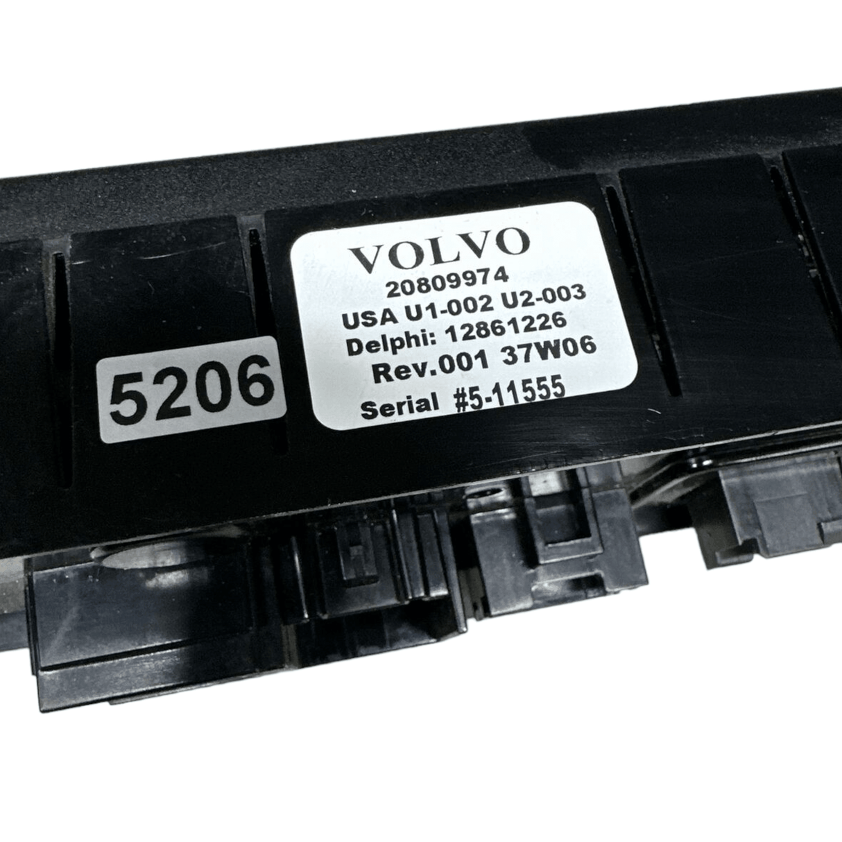 20809974 Genuine Volvo Rear Sleeper Temperature Control Panel Bunk - Truck To Trailer