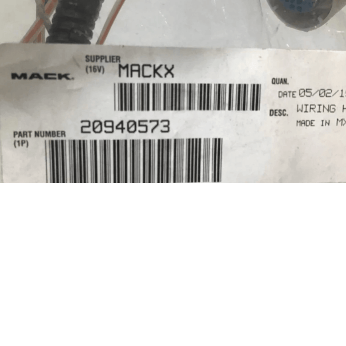 20940573 Genuine Mack Wiring Harness - Truck To Trailer