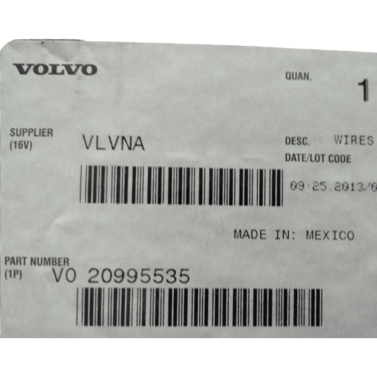 20995535 Genuine Volvo Wires - Truck To Trailer