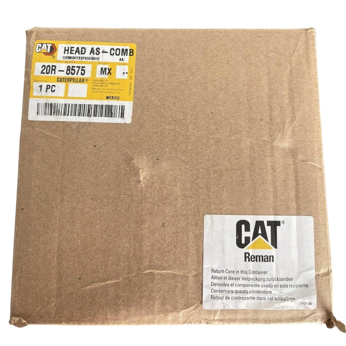 20R-8575 Genuine Caterpillar Combustion Head - Truck To Trailer